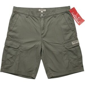 Unionbay Mens Flex Waist Cargo Shorts Dusty Olive Green Stretch Y18QYYD Size 42